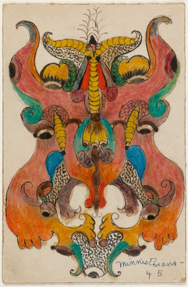 "Untitled (Many-Eyed Form)" (1945), 