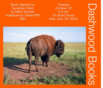Mitch Epstein signing 'Sunshine Hotel' at Dashwood Books