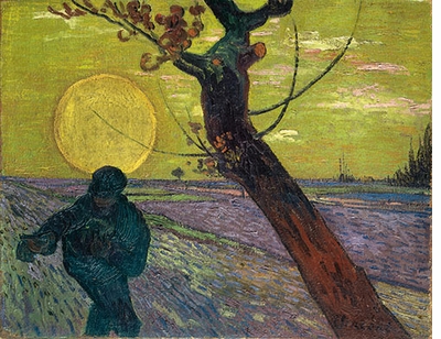 Monet, Gauguin, Van Gogh  Japanese Inspirations: Vincent Van Gogh, "Sower with Setting Sun"