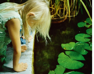 Nan Goldin: Diving for Pearls, Luna at the lily pond