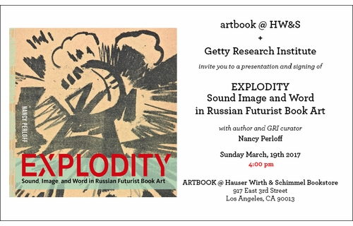Nancy Perloff launches EXPLODITY at ARTBOOK @ Hauser & Wirth, Los Angeles