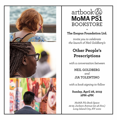 'Neil Goldberg: Other Peoples Prescriptions' launch at MoMA PS1 Book Space