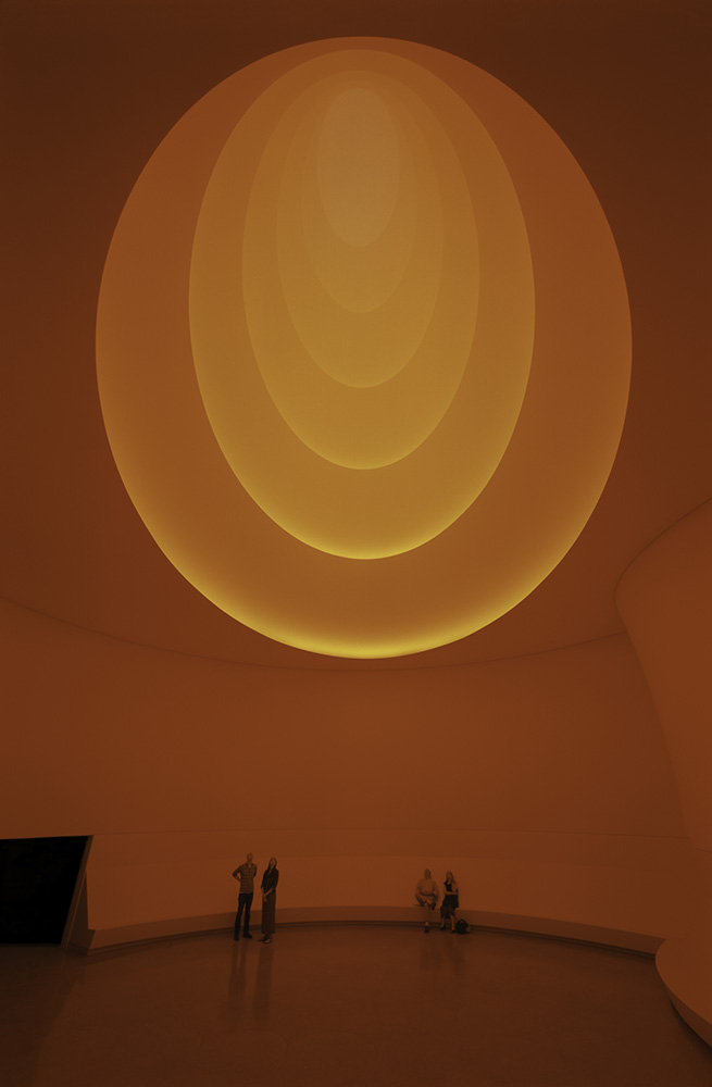 SKYLIGHT "Aten Reign," 2013, at the Solomon R. Guggenheim Museum, New York, is reproduced from 