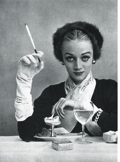 NIki de Saint Phalle, March 1953, portrait photo by Henry Clarke. 