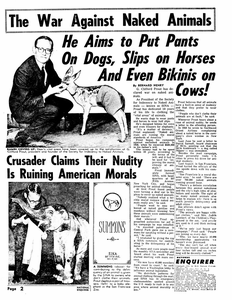 Now it can be told: The true story of the Society for Indecency to Naked Animals