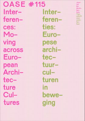 OASE 115: Interferences Moving across European Architecture Cultures