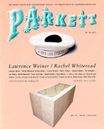 Parkett No. 42 Lawrence Weiner, Rachel Whiteread