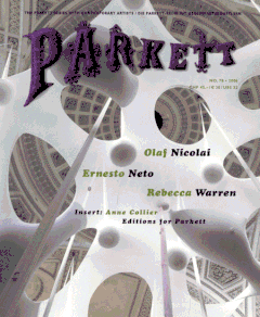 Parkett No. 78 Ernesto Neto, Olaf Nicolai, Rebecca Warren