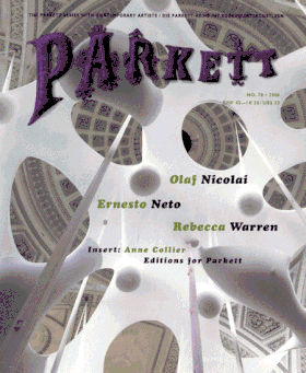 Parkett No. 78 Ernesto Neto, Olaf Nicolai, Rebecca Warren