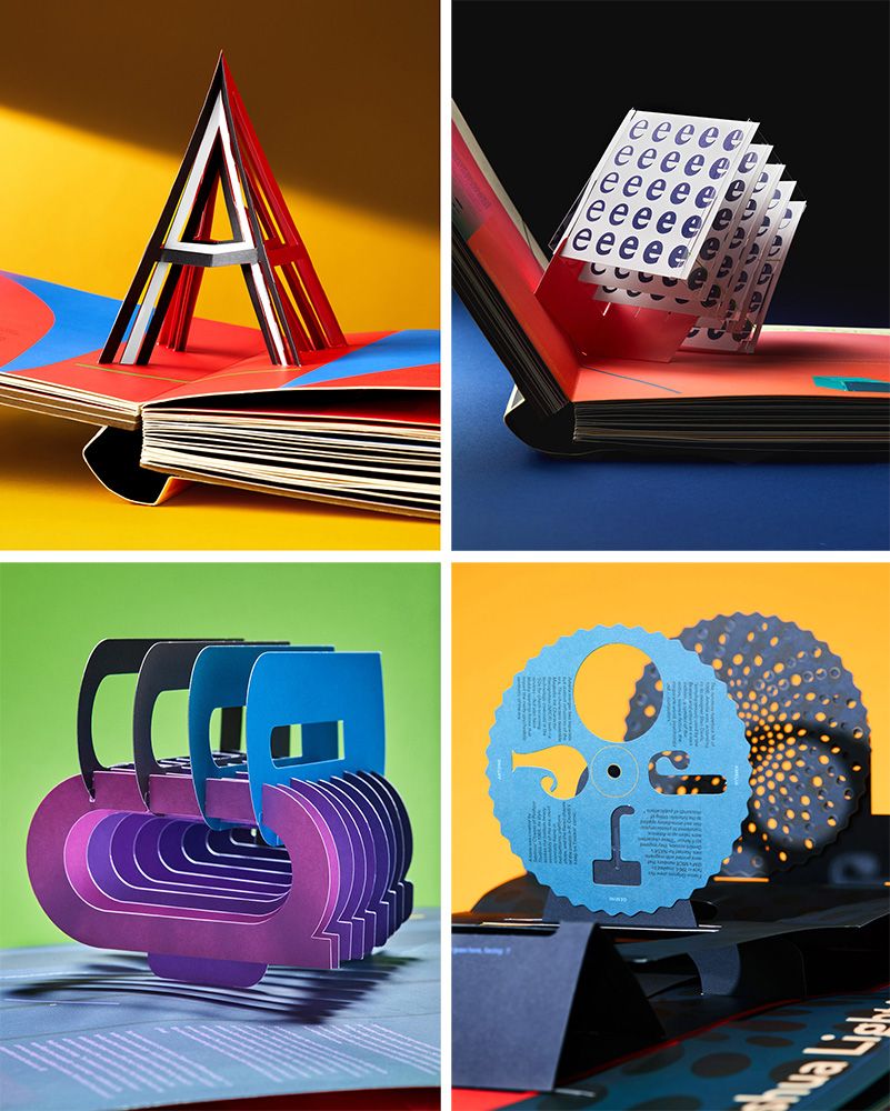 Pop-up typography from