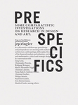 Pre-Specifics