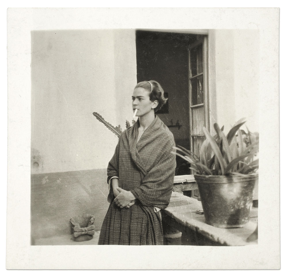 Frida Kahlo pregnant in the Casa Azul, 1930, from "Frida Kahlo: Her Photos," published by Editorial RM and distributed by ARTBOOK | D.A.P.