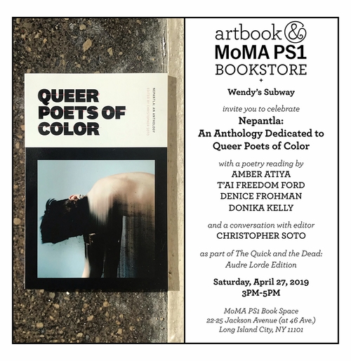 Queer Poets of Color: Nepantla Anthology Anniversary Poetry Reading & Conversation at MoMA PS1 Book Space