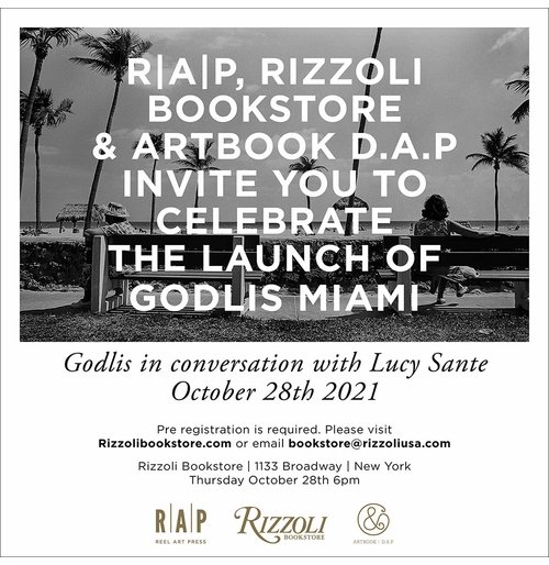 Rizzoli Bookstore presents David Godlis in conversation with Lucy Sante for the launch of 'Godlis: Miami'