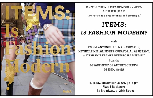Rizzoli presents 'Items: Is Fashion Modern?' with Paola Antonelli