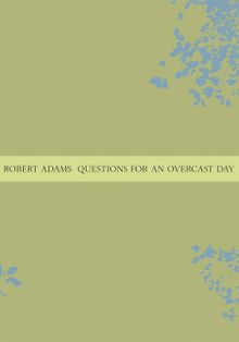 Robert Adams: Questions for an Overcast Day