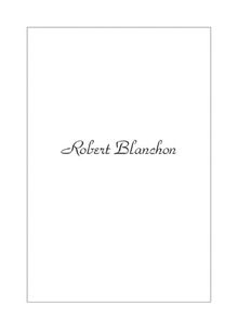 Robert Blanchon