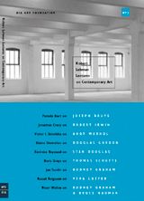 Robert Lehman Lectures On Contemporary Art No. 3