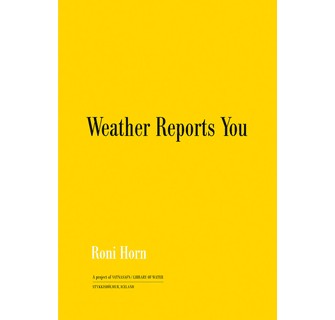 Roni Horn Weather Reports You ARTBOOK | D.A.P. 2023 Catalog