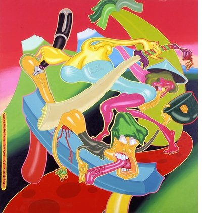 See Peter Saul at the New Museum, read 'Pop, Funk, Bad Painting and More'