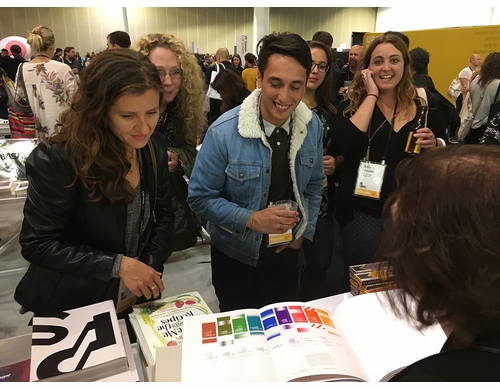See pics from our 2017 AIGA pop-up bookstore!