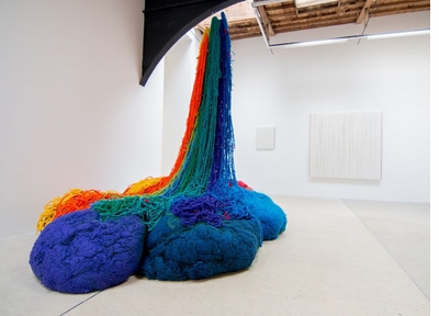 Sheila Hicks: Knotting, wrapping, folding, twisting and stacking wool, linen, cotton and more