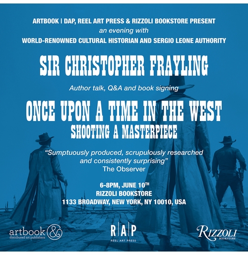 Sir Christopher Frayling speaking and signing 'Once Upon a Time in the West' at Rizzoli