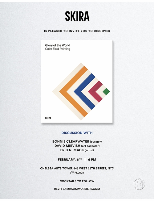 Skira presents Bonnie Clearwater, David Mirvish and Eric N. Mack launching 'Glory of the World: Color Field Painting'