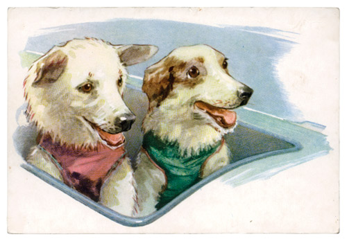 Featured image is reproduced from Soviet Space Dogs published by FUEL and distributed by ARTBOOK | D.A.P.