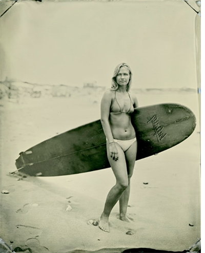 SURF'S UP! Two California Events for Joni Sternbach: Surf Site Tin Type