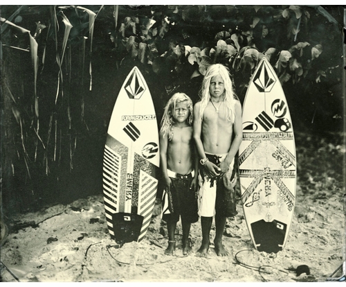 SURF'S UP! Two California Events for Joni Sternbach: Surf Site Tin Type