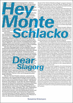 Susanne Kriemann: Hey Monte Schlacko / Dear Slagorg