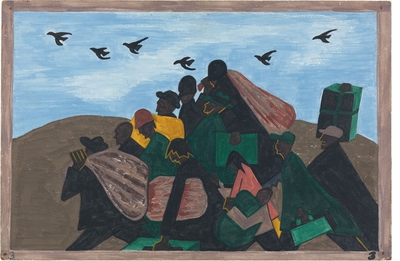 Tapping in to Jacob Lawrences seminal series on the #GreatMigration for Black History Month 2019
