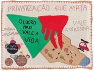 Textile testimony in 'Women Affected by Dams: Embroidering Our Rights'