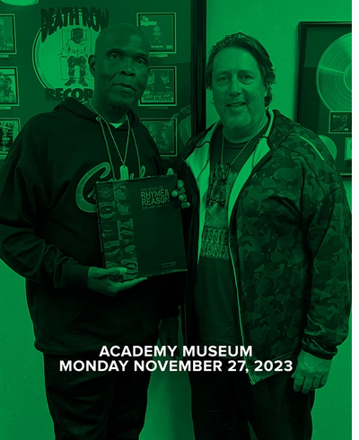 The Academy Museum presents Peter Spirer and Big Boy for a Los Angeles screening and signing of 'Book of Rhyme & Reason'