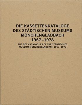 The Box Catalogues of the Stdtisches Museum Mnchengladbach