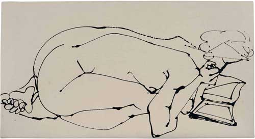 Featured imagethe 1964 enamel on canvas, "Untitled (Nude)"is reproduced from 