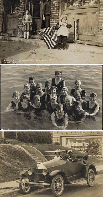 The great American journey, captured in 'Real Photo Postcards'