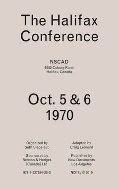 The Halifax Conference