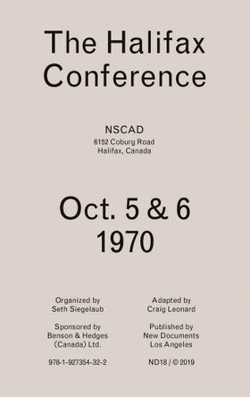 The Halifax Conference