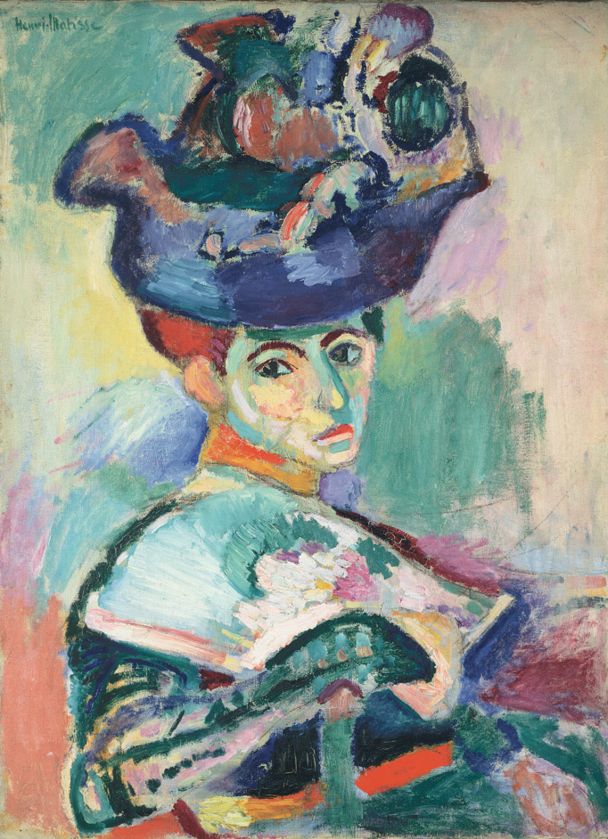 "Femme au chapeau (Woman with a Hat)," 1905, 