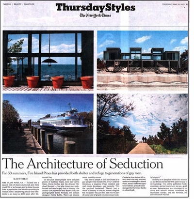 The New York Times' Guy Trebay Reviews Two New Books on the Golden Era of Fire Island Pines 