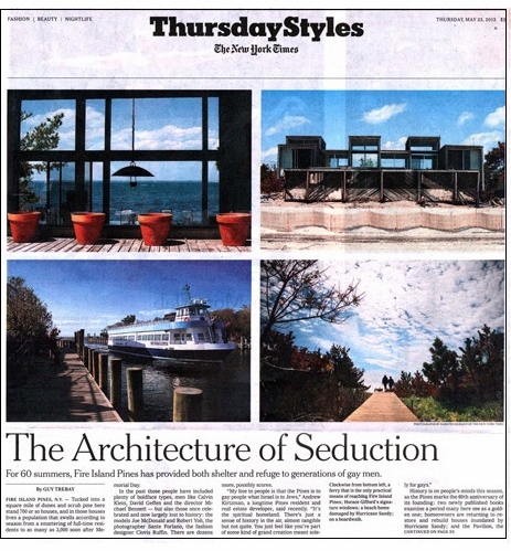 The New York Times' Guy Trebay Reviews Two New Books on the Golden Era of Fire Island Pines 
