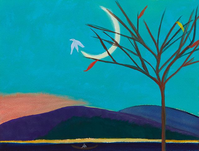 The sky, the moon and the color of remembering in 'Matthew Wong