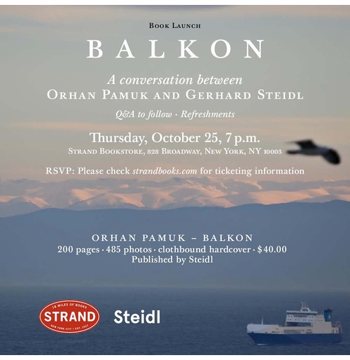 The Strand presents Gerhard Steidl launching books with Betsy Karel, Karine Laval, Orhan Pamuk, Tod Papageorge, Martin Schoeller and Lawrence Schwartzwald
