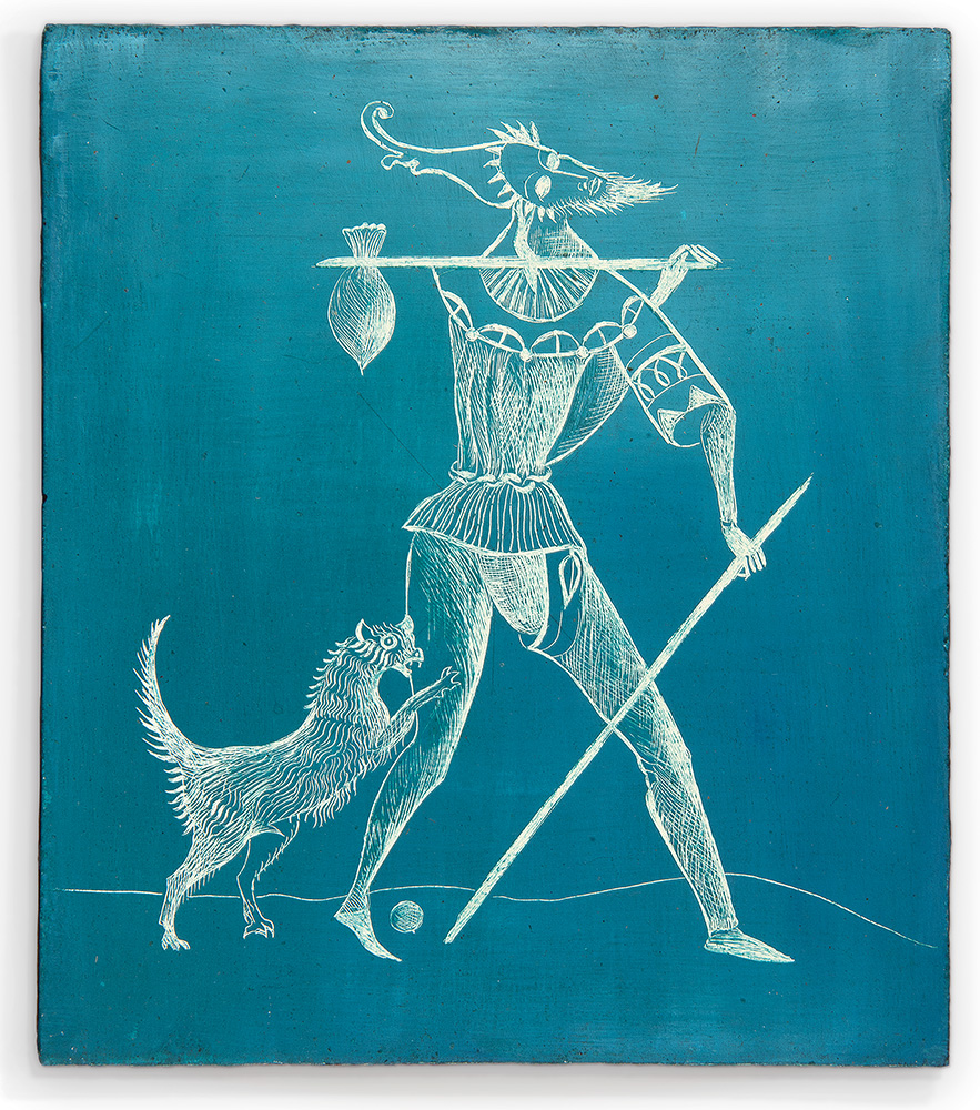 "The Fool" (c. 1955) is reproduced from