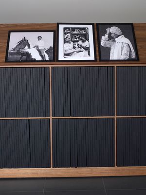 Theaster Gates: Facsimile Cabinet of Women Origin Stories