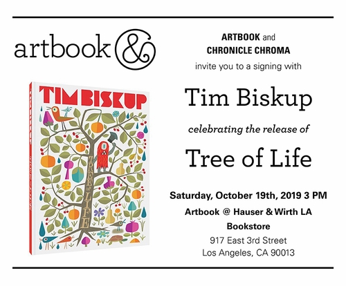 Tim Biskup to launch and sign 'Tree of Life' at Artbook at Hauser & Wirth Bookstore, Los Angeles