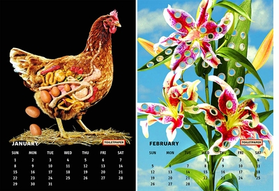 Toilet Paper: Calendar 2017