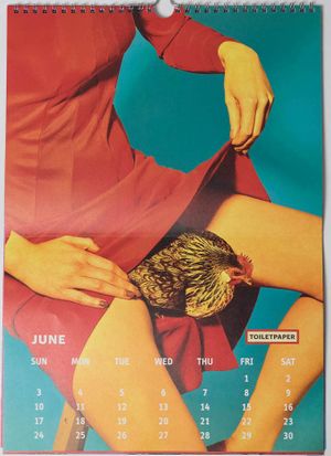 Toilet Paper Calendar 2018